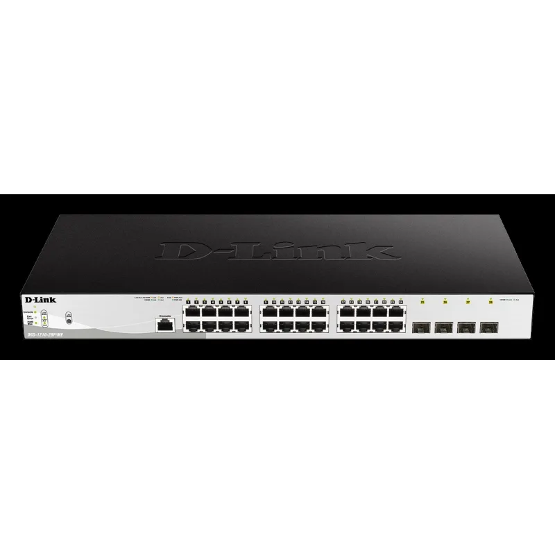 D-Link DGS-1210-28P/ ME/ E 24-Port 10/ 100/ 1000BASE-T PoE + 4-Port 1…