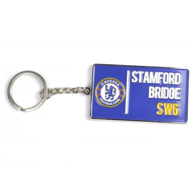 Chelsea FC Stamford Bridge prívesok na kľúče - SKLADOM