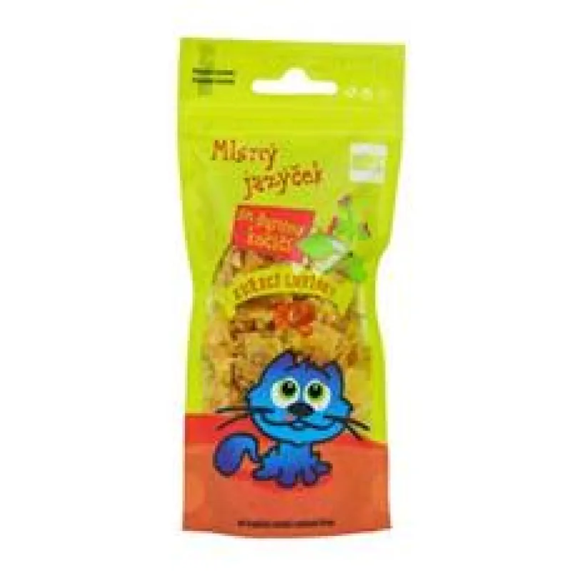 Pochoutka kuřecí lupínky se šantou kočičí MAPES 50g