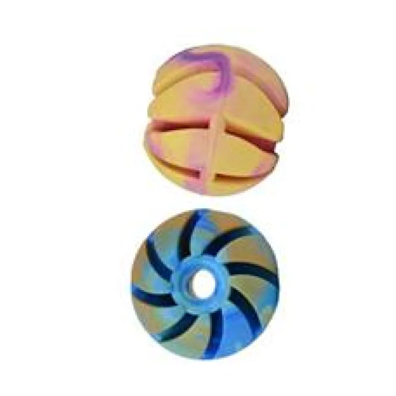 Hračka pes Míč se spirálou plovací Vanil. 6 cm