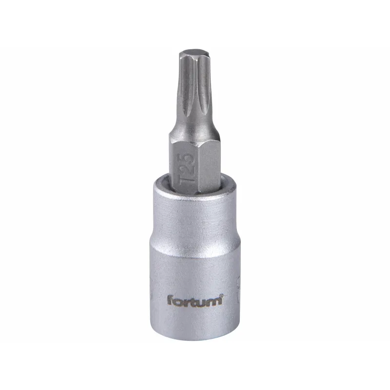 Hlavica zástrčná TORX, TX25, 1/4”, FORTUM