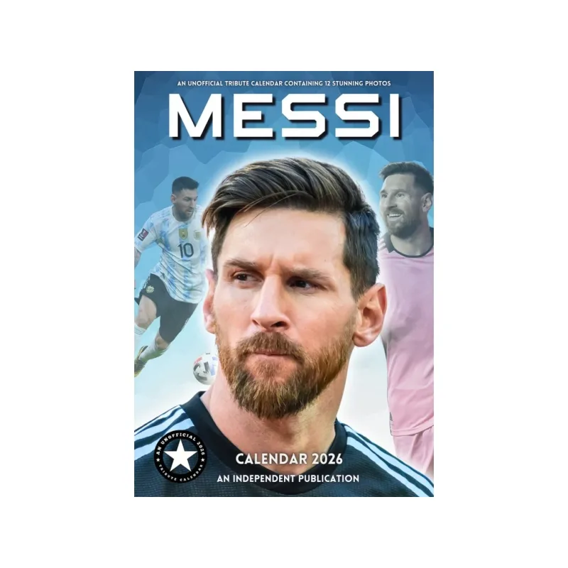 Lionel Messi nástenný kalendár 2026 - SKLADOM