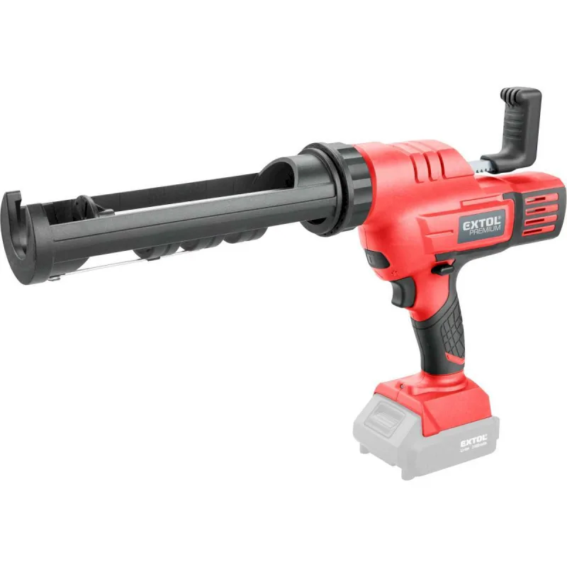 Pištoľ výtlačná aku Share20V, bez aku, 50-560mm/min, EXTOL PREMIUM