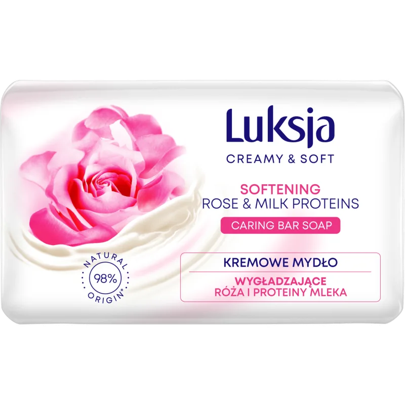 Luksja WORLD krémové mydlo Ruže a mlieko 90g