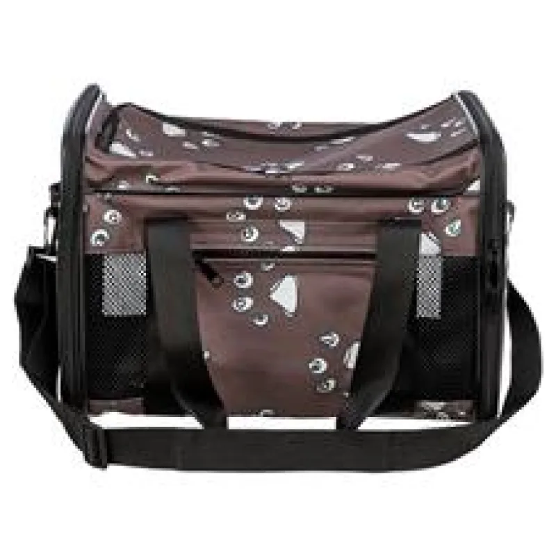 Transportní taška ADRINA, 26 x 27 x 42 cm, do 7 kg, hnědá 1 ks