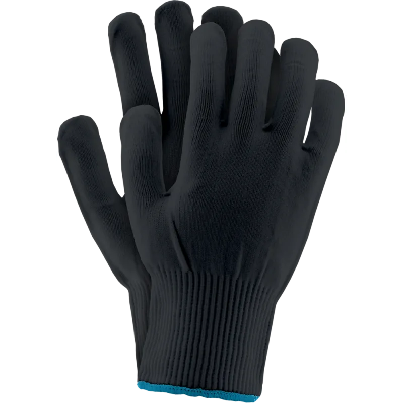 Reis RPOLY B odolné rukavice black 7-10