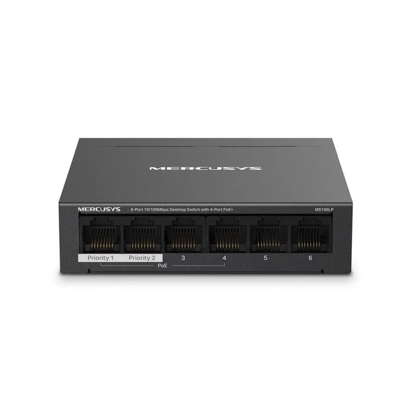 Mercusys MS106LP 6xFE desktop switch 4xPoE+ MS106LP