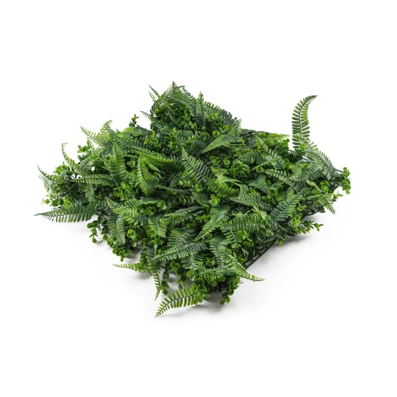 Umelá zelená stena G21 Listo Ferns, 50x50 cm