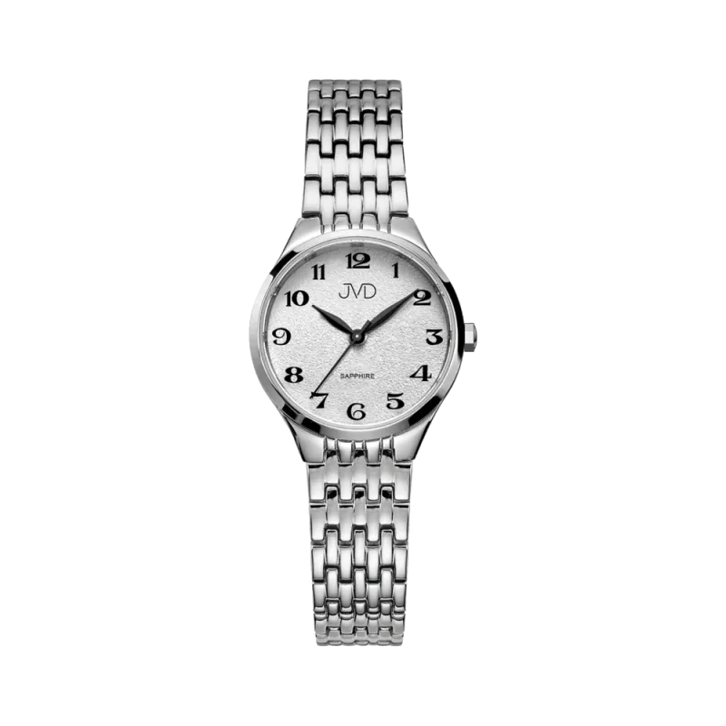 JVD Dámské kulaté náramkové elegantní hodinky JVD JG1035.1 se safírovým sklem