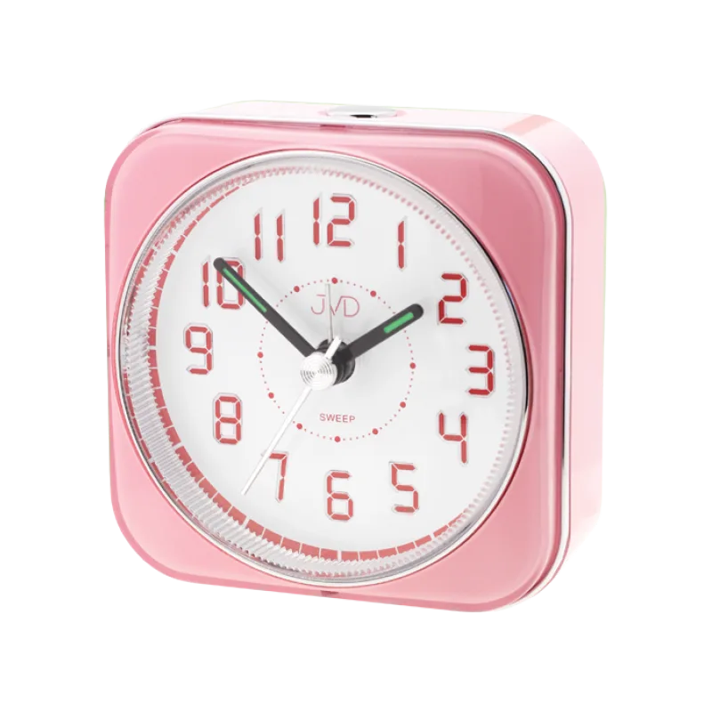 JVD Tichý netikající dětský ručkový budík LED čísla JVD SRP901.2