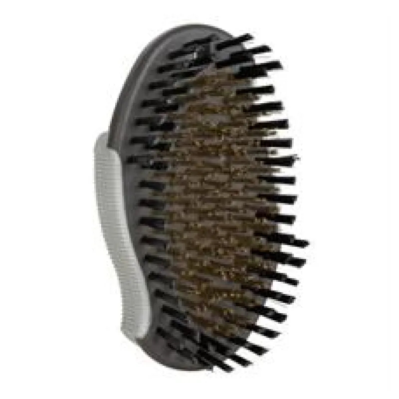 Tvarovaný ovál s mosaznými drátky 6 x 12 cm 1 ks