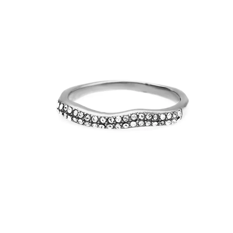 MPM Prsten z chirurgické oceli Ring 8025, Silver, size 58