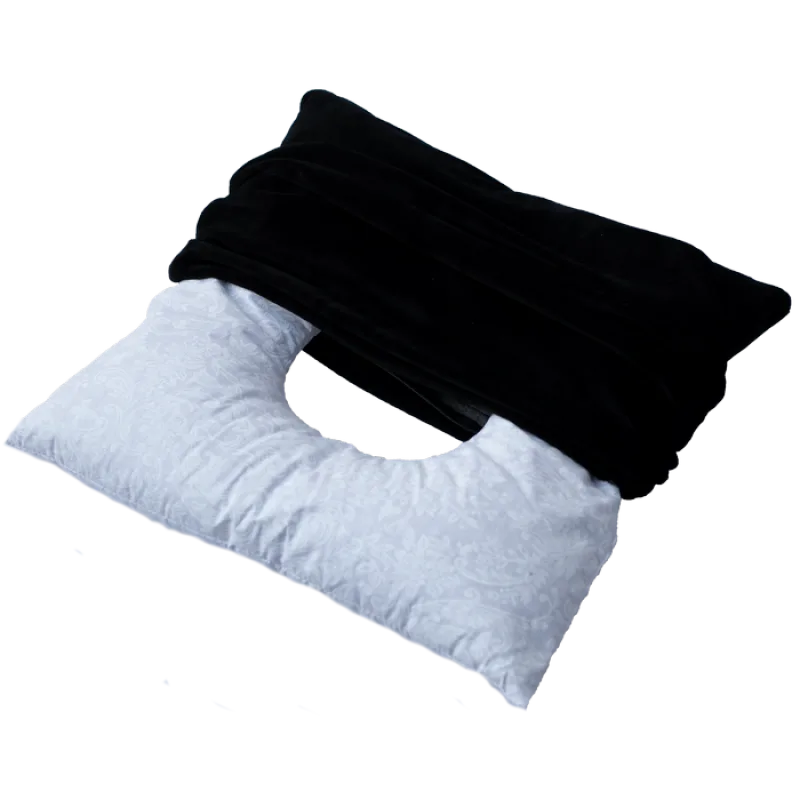 Rektálny ortopedický vankúš s pohánkou a poťahom na zip 40x40cm Ortek