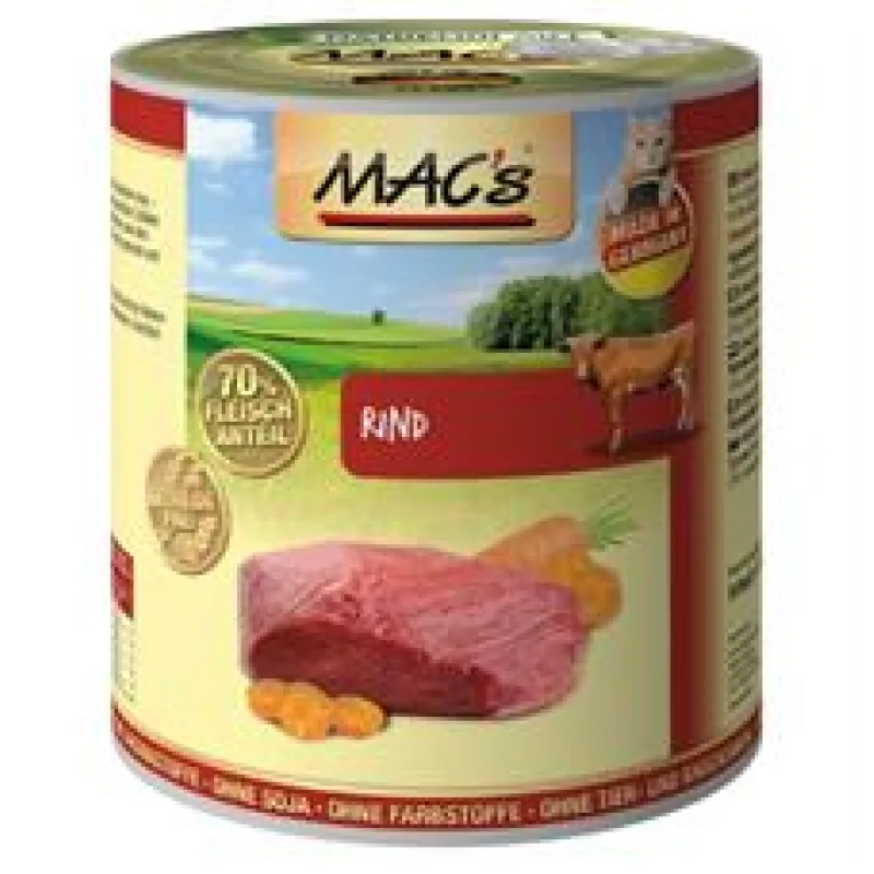 Konz. MACs Cat HOVĚZÍ 800 g