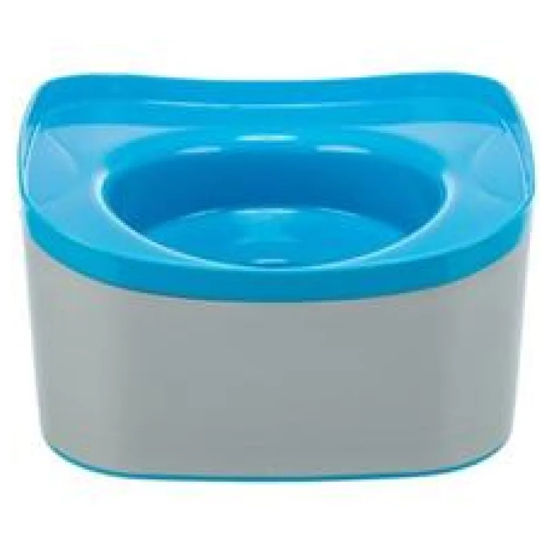 Cestovní miska STRONG, 21 x 11 x 21 cm, tmavošedá/petrolejová 1 ks