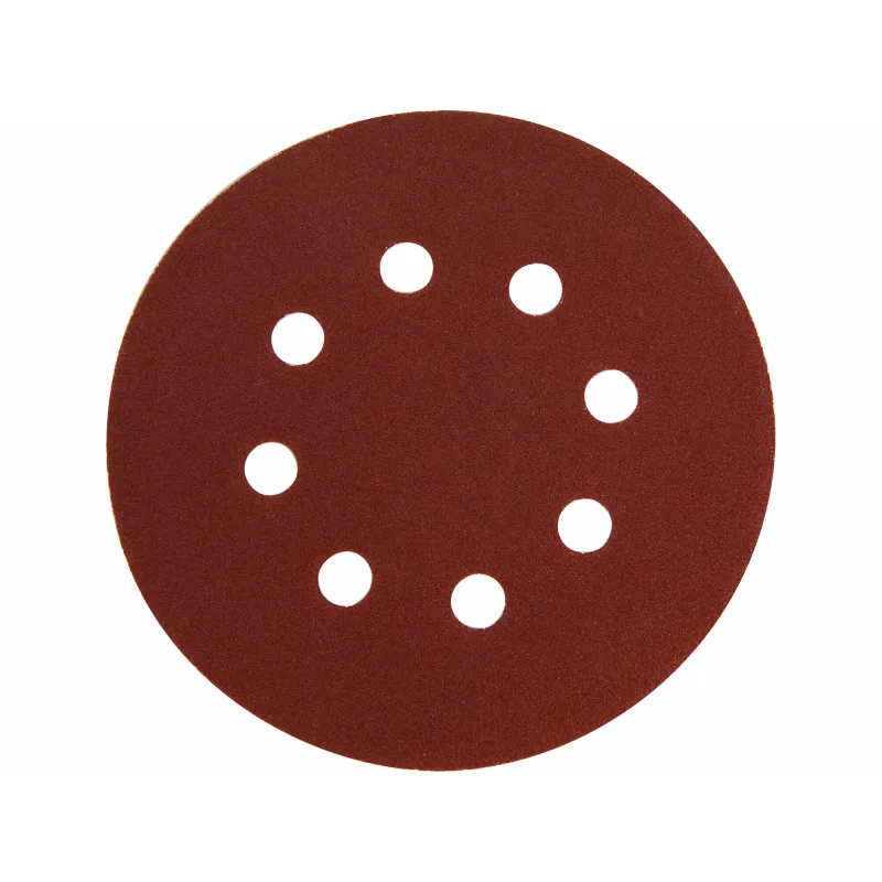 Brúsny papier na suchý zips Ø125mm s otvormi, P40, 10ks, EXTOL PREMIUM