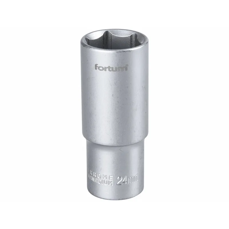 Kľúč nástrčný predĺžený, 24mm, 1/2”, FORTUM