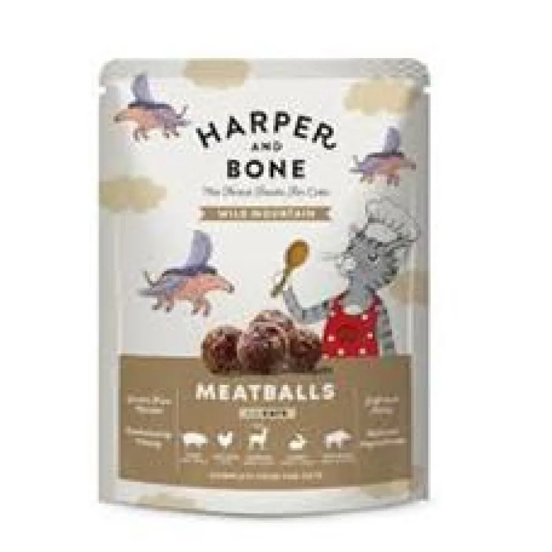 Harper and Bone Cat divoké hory, kapsička 85g