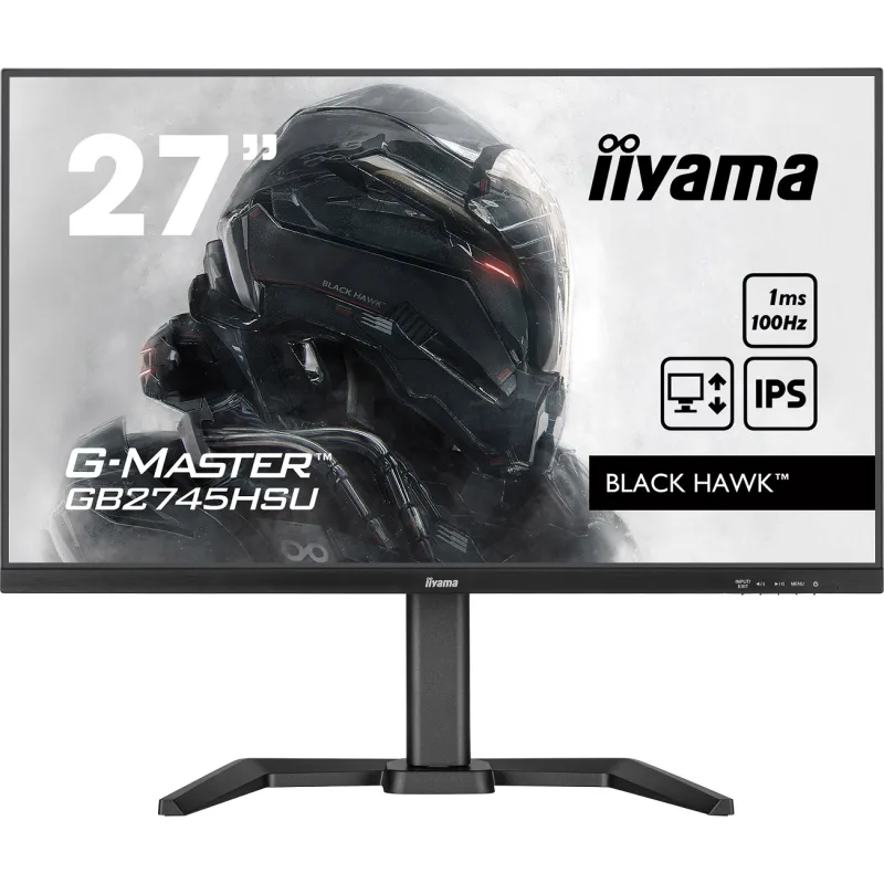 iiyama G-Master/ GB2745HSU-B2/ 27"/ IPS/ FHD/ 100Hz/ 1ms/ Black/ 3R…