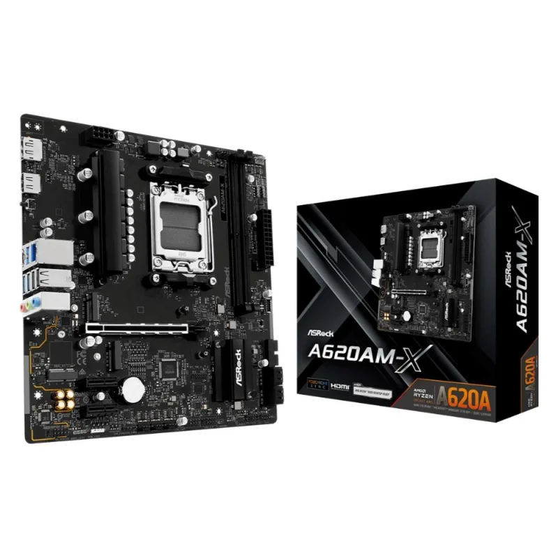 ASRock MB Sc AM5 A620AM-X, AMD A620A, 2xDDR5, 1xHDMI, 1xDP A620AM-X
