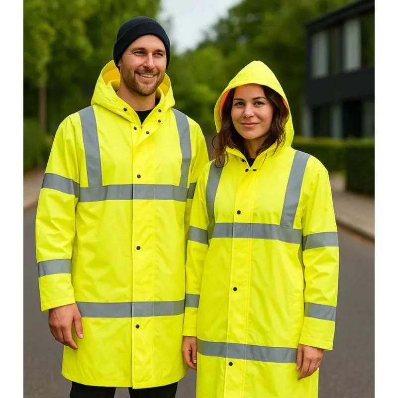 Madeva RAINCOT HI VIS nepremokavý plášť žltý