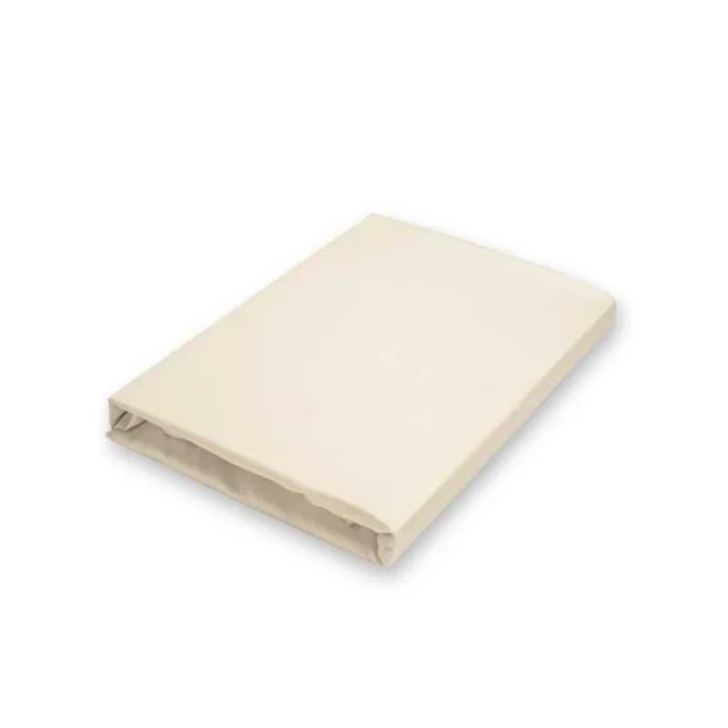 Napínacie saténové prestieradlo smotanové 200x200 cm