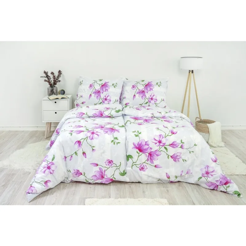 Luxusné obliečky Ľálie fialové 140×200/70×90 cm