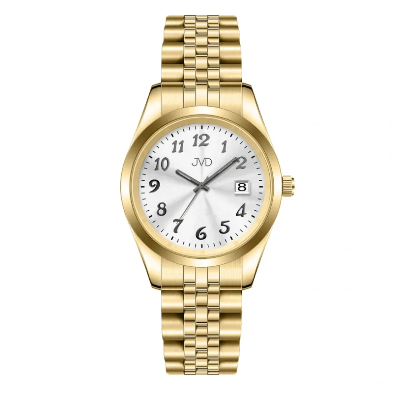 JVD Dámské zlacené módní designové hodinky JVD JZ216.2