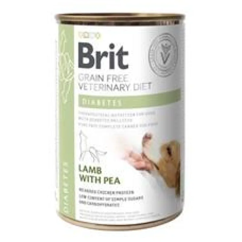 Brit VD Dog GF konz. Diabetes 400 g