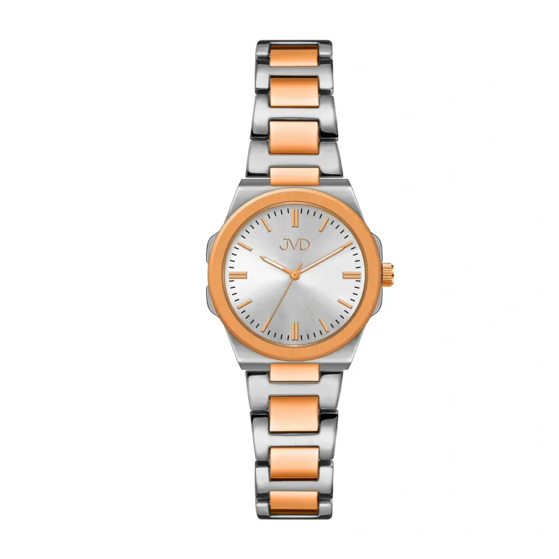 JVD Dámské rose gold designové hodinky JVD JZ215.4