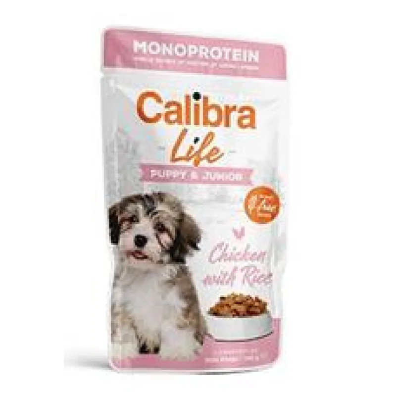 Calibra Dog Life kapsa Puppy&Junior Chicken 150g