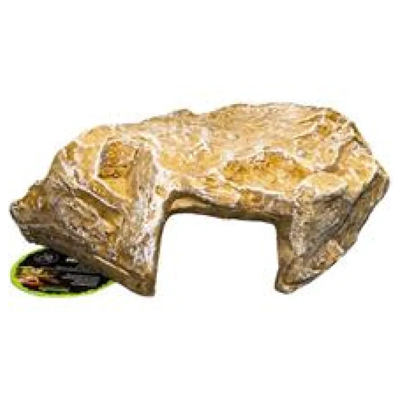 Dekorace umělá - jeskyně žlutá M Komodo 18,5x18,5x10cm 1 ks