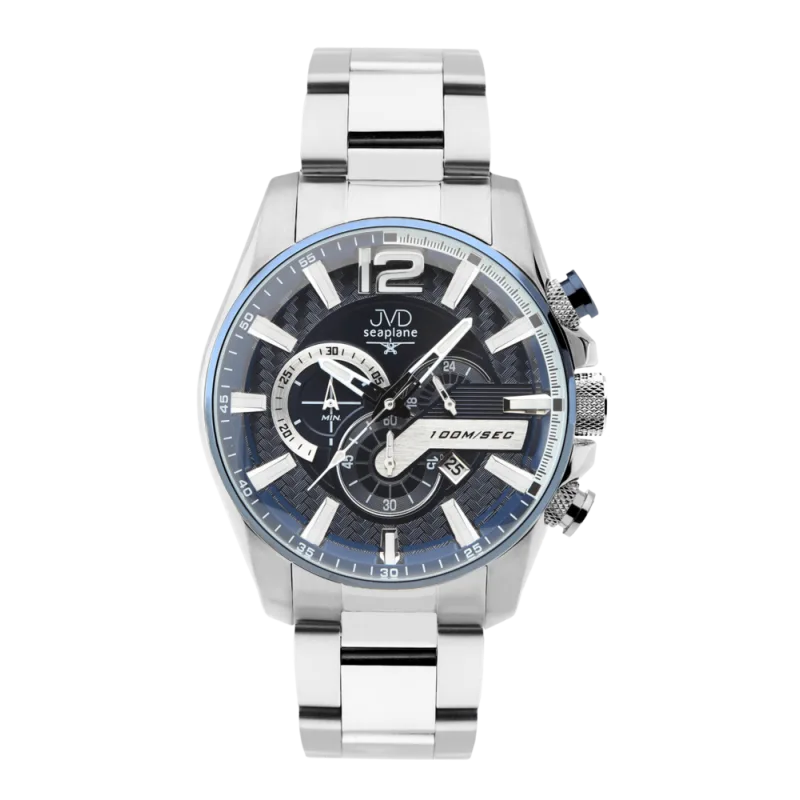JVD Pánské vodotěsné náramkové hodinky JVD JE1002.4 - chronograf 10ATM