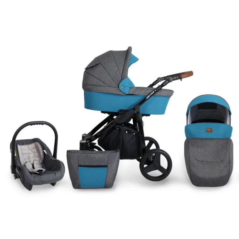 Kočík Kunert Rotax black frame 3v1 - 08