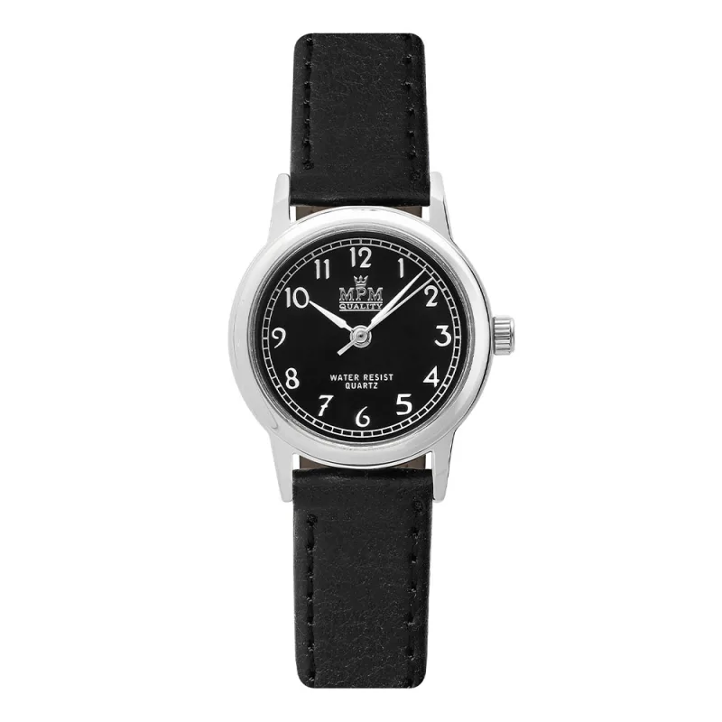 MPM Elegantní dámské módní hodinky na koženém řemínku MPM Meredith - A W02M.10834.A