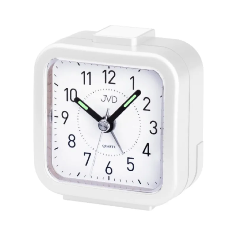 Nejlevnější analogový malý levný budík JVD quartz SR105.7