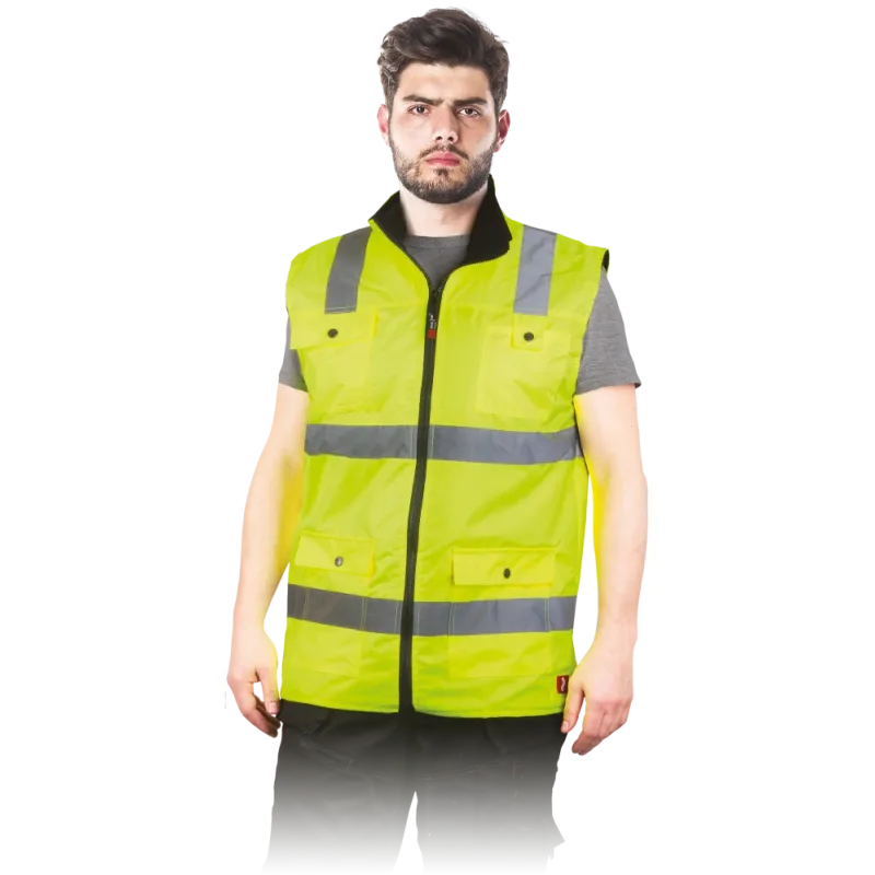 Reis HI-VIS zateplená reflexná vesta žltá M-3XL
