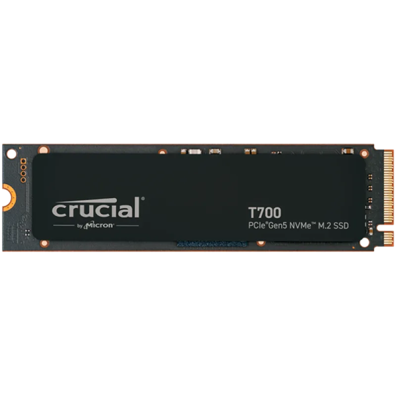 Crucial T700 4TB PCIe Gen5 NVMe M.2 SSD (r12400MB/s, w11800MB/s)…