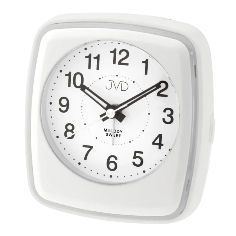Analogový netikající tichý budík JVD SRP313.1