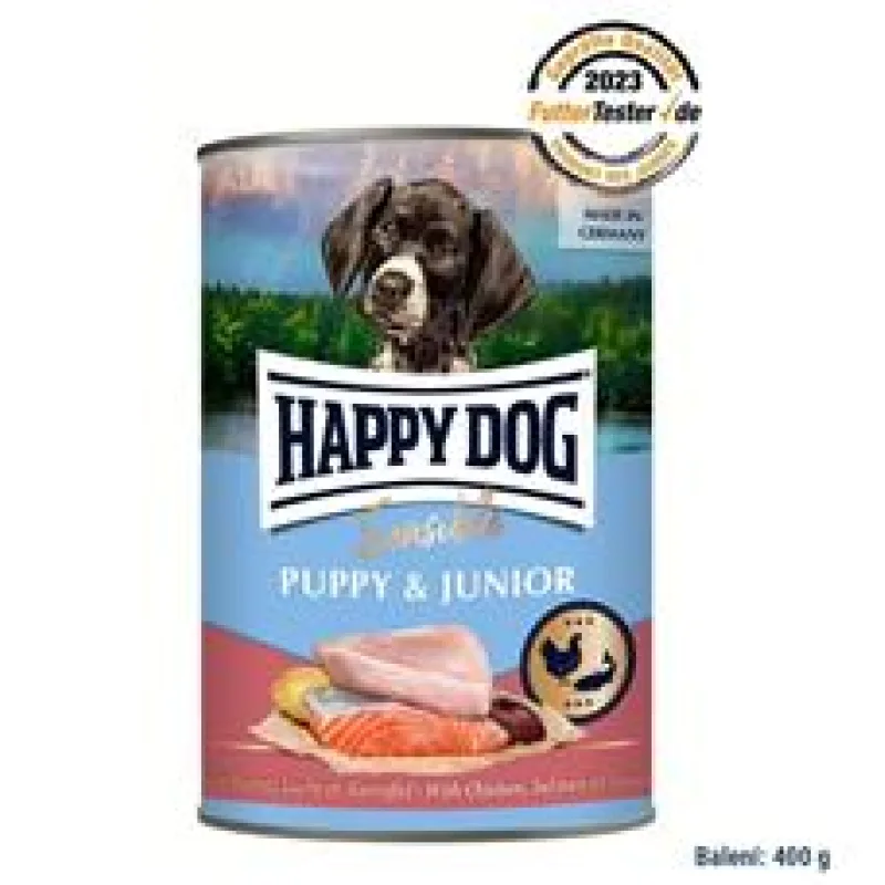 Sensible Puppy & Junior - Huhn, Lachs - losos 400 g - exp. 08/25 15ks skladem