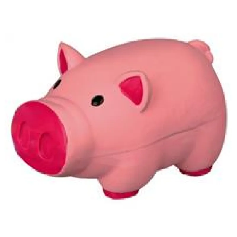 Prasátko, plněný latex, různé barvy orig. zvířecí zvuk 11 cm