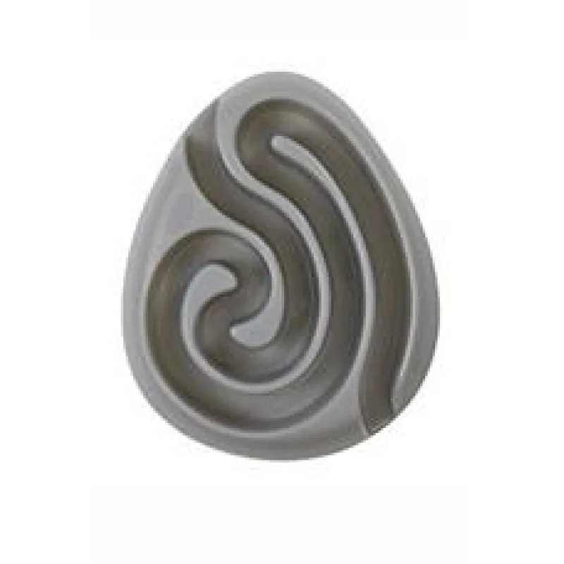 Miska bludiště Dog Maze šedá