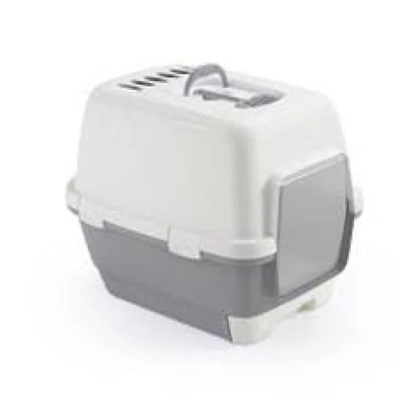 WC uzavřené Cathy Clever Smart, šedá 58 x 45 x 48 cm