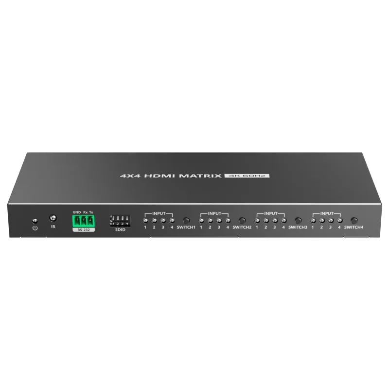 PremiumCord HDMI2.0 matrix switch 4:4 , rozlišení 4K@60Hz, HDR YUV4:4:4…