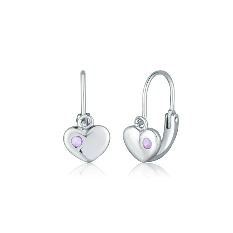 JVD Dětské stříbrné náušnice se zirkony SVLE3058XF6F100