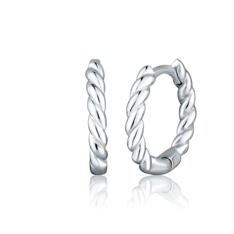 JVD Dámské stříbrné kruhové náušnice SVLE2744X860000