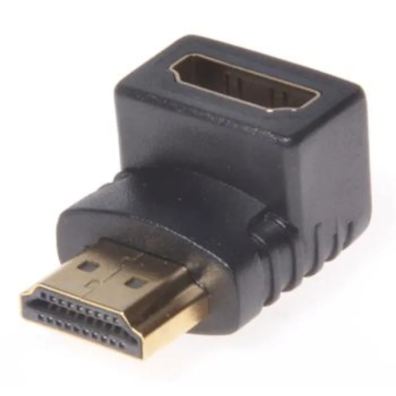 PremiumCord Adapter HDMI M/ F zahnutý do pravého uhla kphdma-5