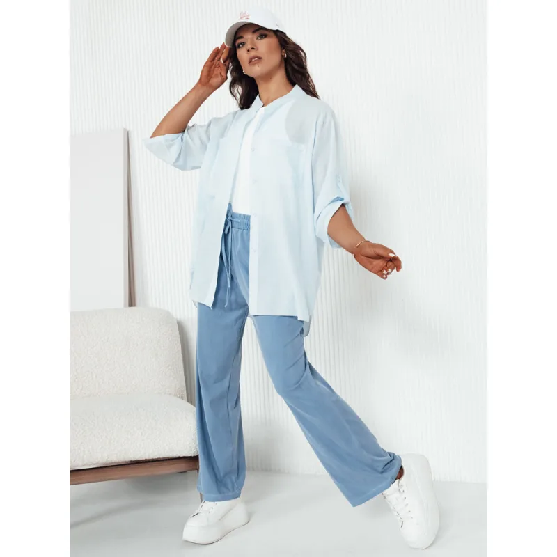 Asters UY2036 široké nohavice modré M/L