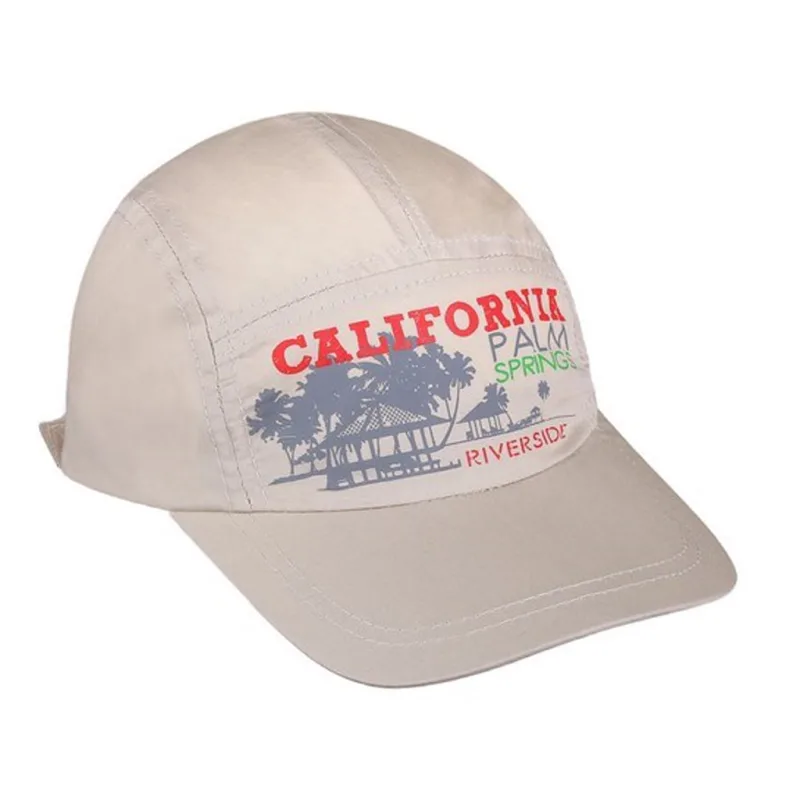 Letná detská šiltovka New Baby California bežová