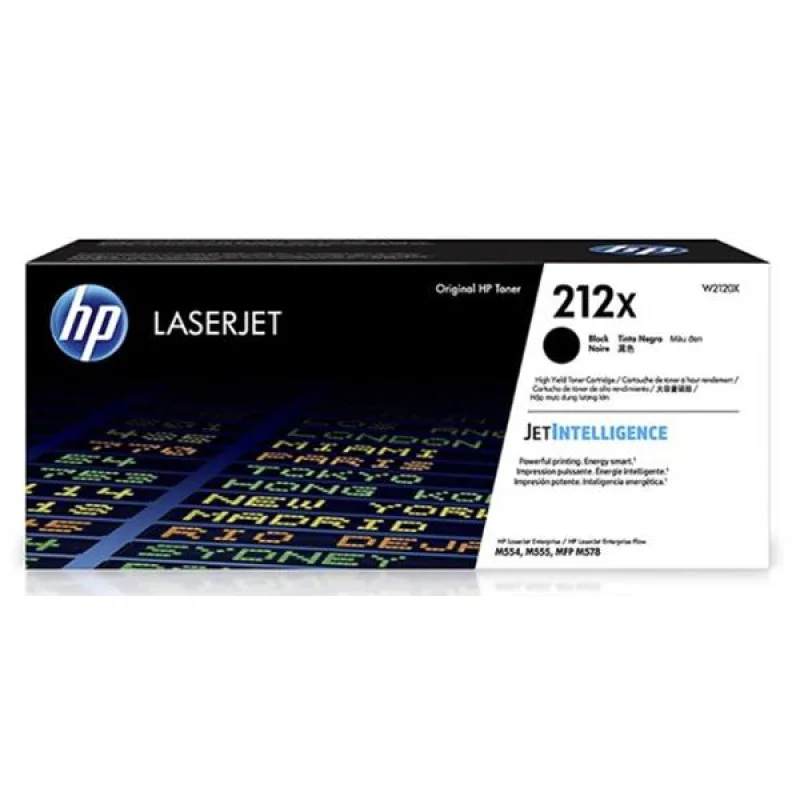 Čierna originálna tonerová kazeta s vysokou výťažnosťou HP 212X LaserJet …